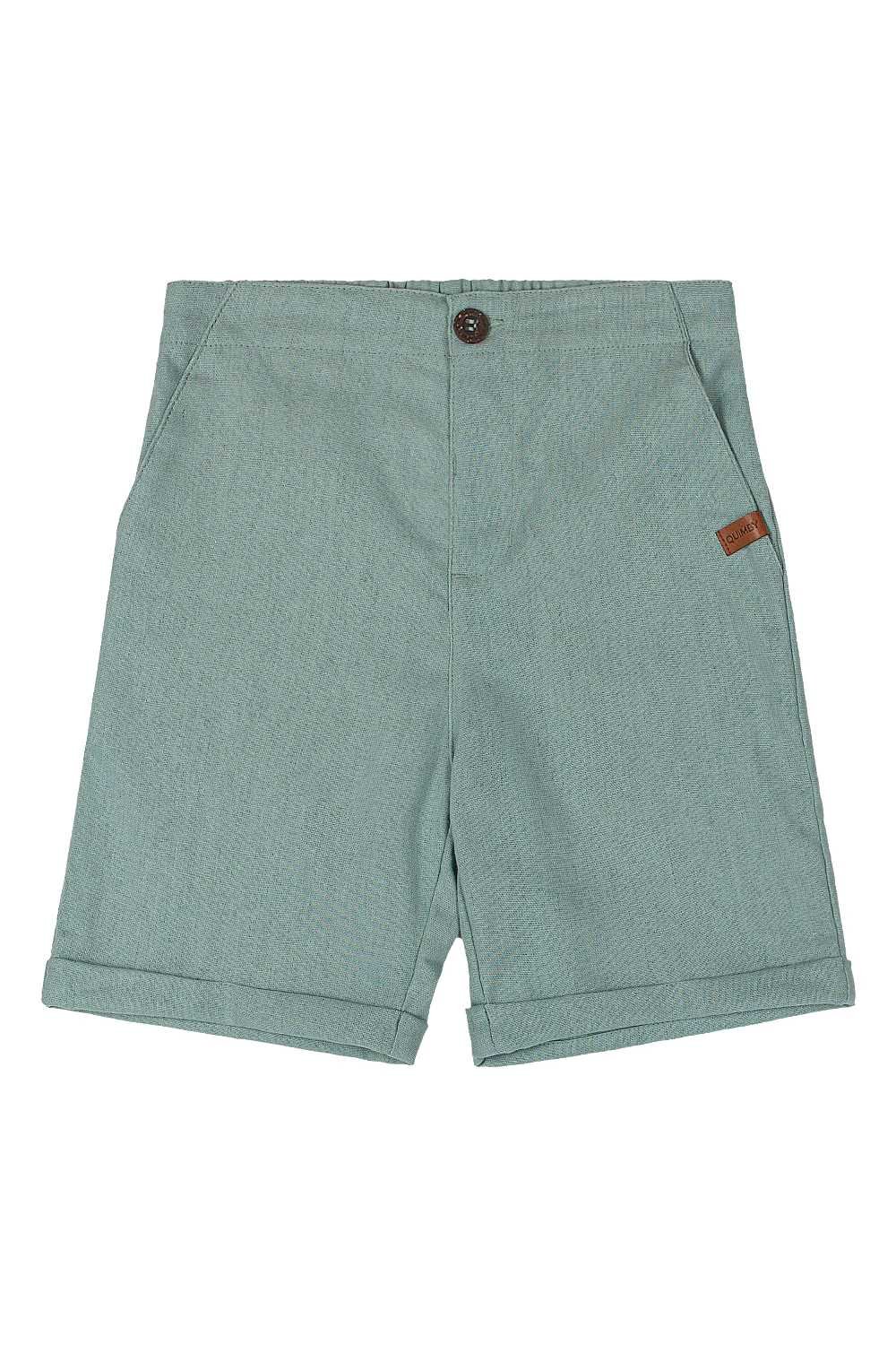 Bermuda Infantil Masculina em Viscolinho (Verde) Quimby