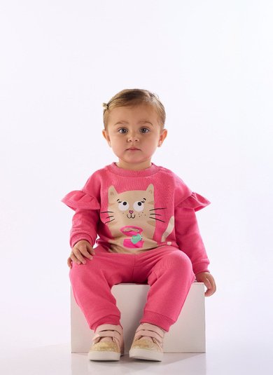 Conjunto de Moletom para Bebê Menina