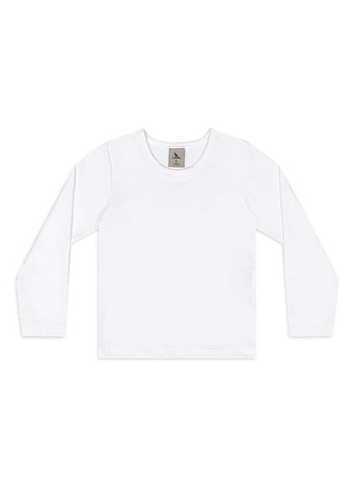 Camiseta Unissex Infantil Térmica Branco Quimby