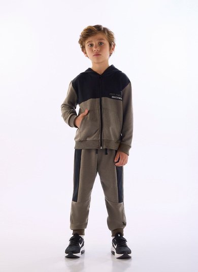 Conjunto de Moletom Leve Infantil Menino Verde