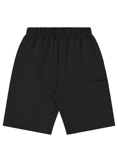 Bermuda Infantil em Moletom para Menino (Preto) Bee Loop