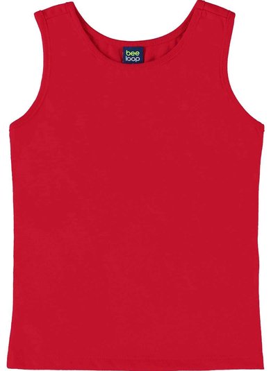 Regata Básica para Menina (Vermelho) Bee Loop