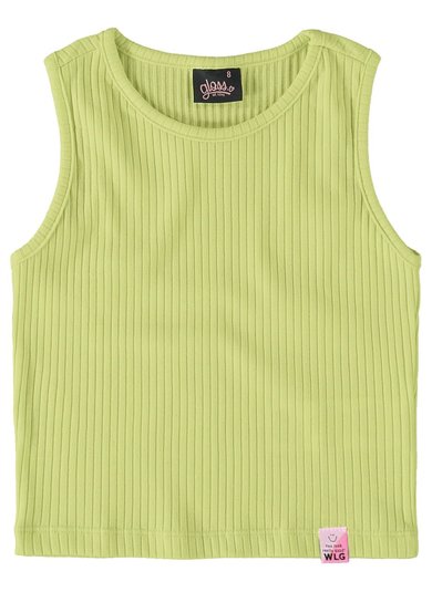 Blusa Regata Básica Infantil (Verde) Gloss