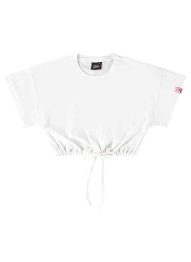 Blusa Cropped Básica Infantil (Branco) Gloss