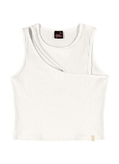 Regata Juvenil para Menina (Off White) Gloss