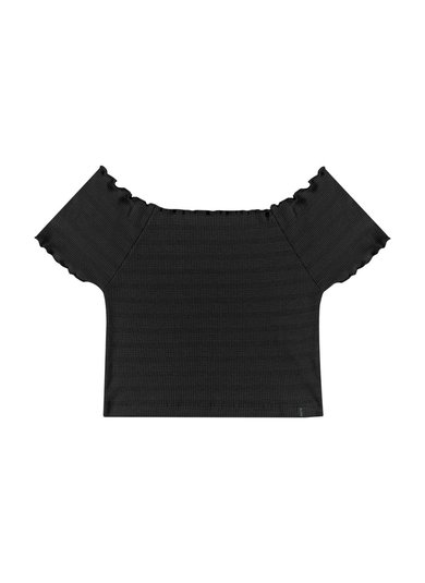 Blusa Juvenil para Menina (Preto) Gloss