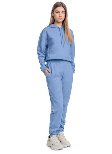 Blusão Juvenil em Moletom (Azul) Gloss