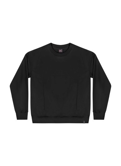 Blusão Juvenil em Moletom (Preto) Gloss