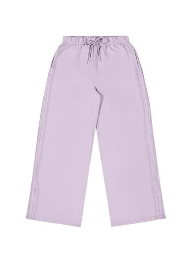 Wide Leg Juvenil em Moletom sem Felpa (Roxo) Gloss