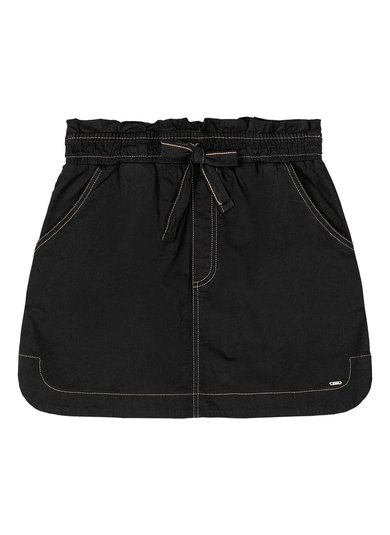 Saia Juvenil em Sarja (Preto) Gloss