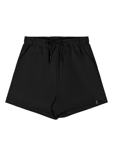 Short Juvenil em Moletom (Preto) Gloss