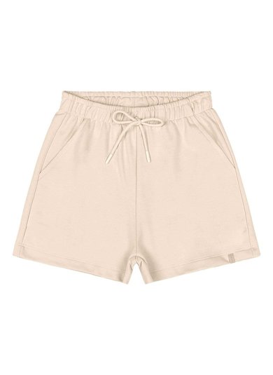Short Juvenil em Moletom (Bege) Gloss