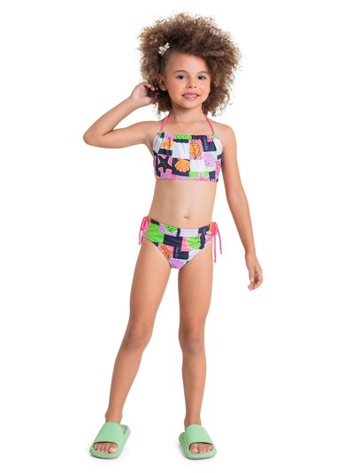 Biquíni para Menina com FPS +50 (Azul Marinho) Quimby