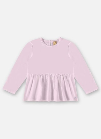 Bata Manga Longa Infantil Menina (Roxo) Up Baby