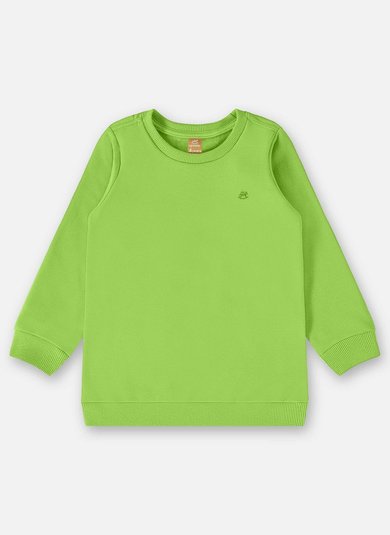 Blusão Básico em Moletom Infantil Menino (Verde Claro) Up Baby