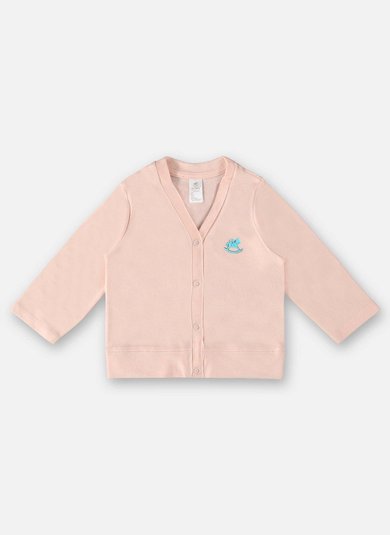 Casaco Básico em Suedine Unissex para Bebê (Rosa) Up Baby