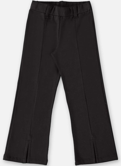 Calça Flare Básica em Molecotton Infantil Menina (Preto) Up Baby