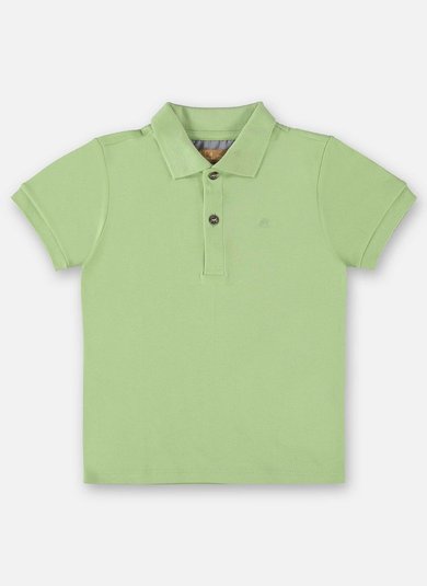 Camisa Polo Infantil para Menino em Suedine (Verde) Up Baby