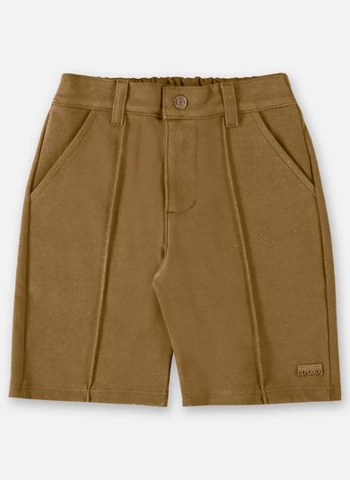 Bermuda Básica Infantil para Menino (Marrom) Up Baby