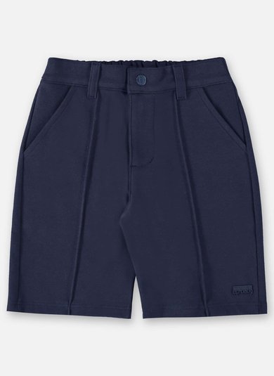 Bermuda Básica Infantil para Menino (Azul Marinho) Up Baby