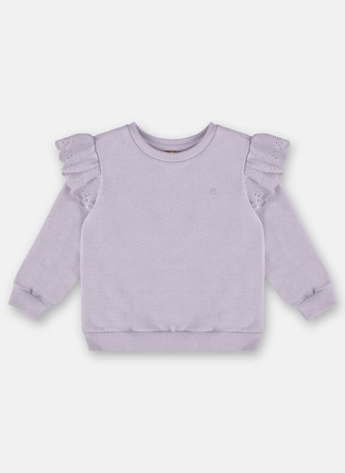 Blusão Infantil Feminino em Moletom Felpado Roxo