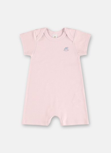 Macaquinho para Bebê Unissex (Rosa Claro) Up Baby
