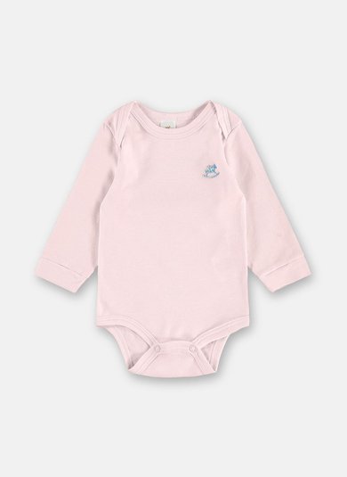 Body Manga Longa para Bebê Unissex (Rosa Claro) Up Baby