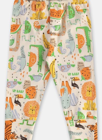 Calça para Bebê Menino em Suedine Essentials Bege