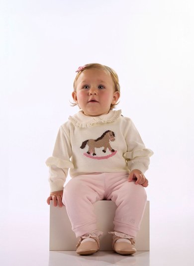 Calça para Bebê Unissex com Forro em Soft Rosa Claro