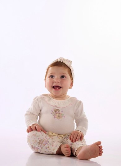 Conjunto para Bebê Comfy com Body e Calça em Suedine Premium Off White