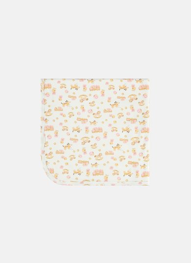 Manta Bebê Suedine Estampada com Forro Soft Multicolor
