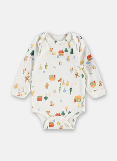 Body para Bebê Menino Suedine Premium Multicolor