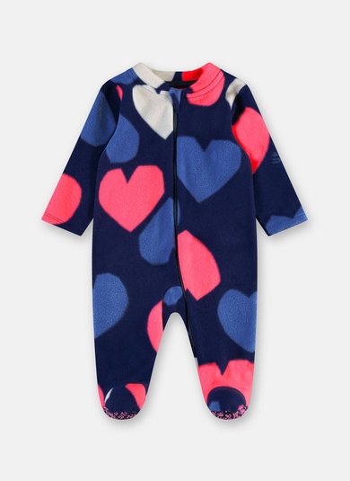 Macacão para Bebê Unissex Estampado Azul