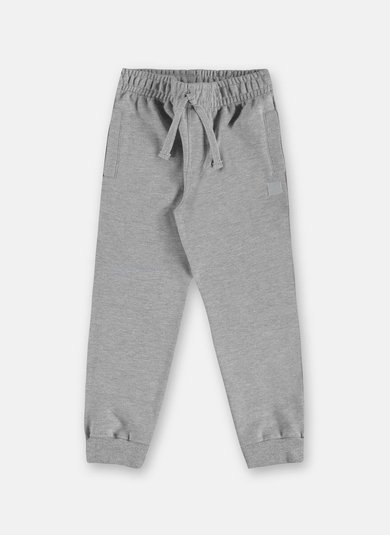 Calça Infantil em Moletom sem Felpa Cinza