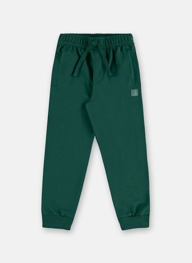 Calça Infantil em Moletom sem Felpa Verde