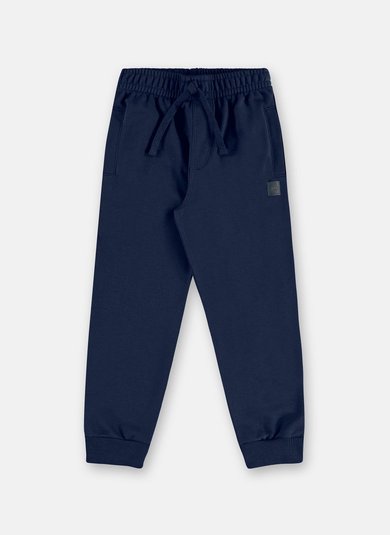 Calça Infantil em Moletom sem Felpa Azul