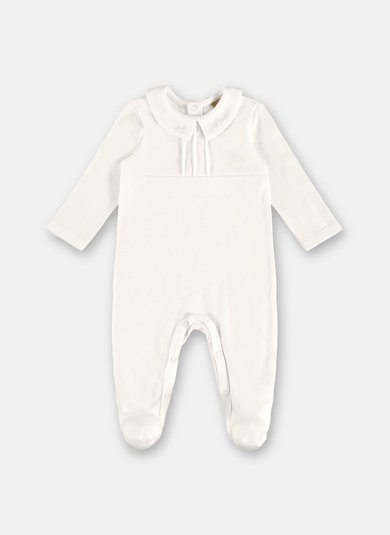 Macacão para Bebê Unissex Off White