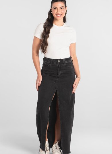 Blusa Feminina Adulto em Ribana Canelada (Off White) Just Basic