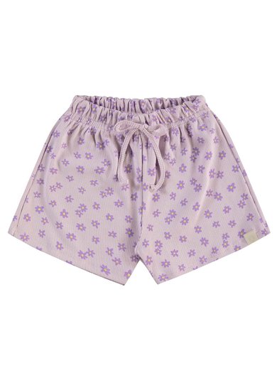 Shorts Infantil para Menina em Ribana (Roxo) Guloseima
