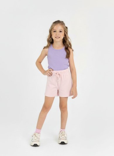 Regata Infantil em Ribana para Menina (Roxo) Guloseima