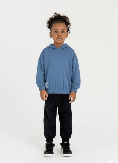 Blusão em Moletom Infantil Masculino (Azul) Guloseima