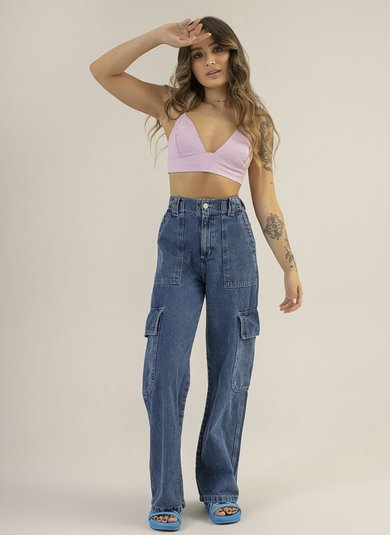 Top Adulto com Alças em Linho (Roxo) The Philippines