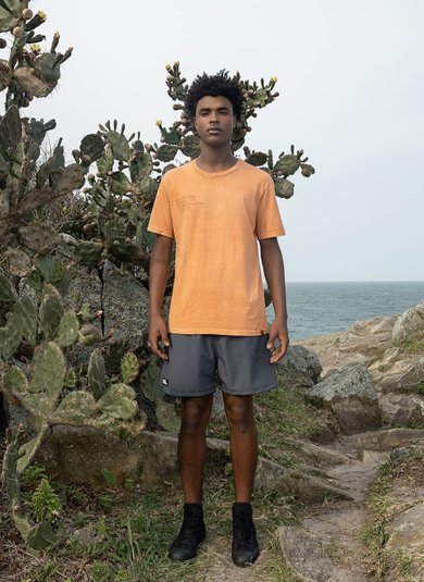Camiseta Masculina com Mangas Curtas (Laranja) The Philippines