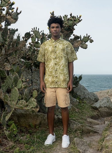 Camisa Masculina Estampada (Verde) The Philippines
