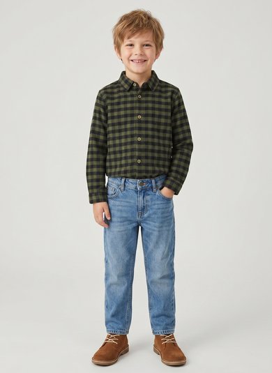 Camisa Infantil Masculina em Flanela (Verde) Guloseima