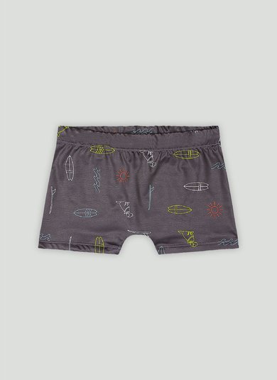 Sunga Boxer Infantil em Malha Sublimada FPS+50 (Estampado) Quimby