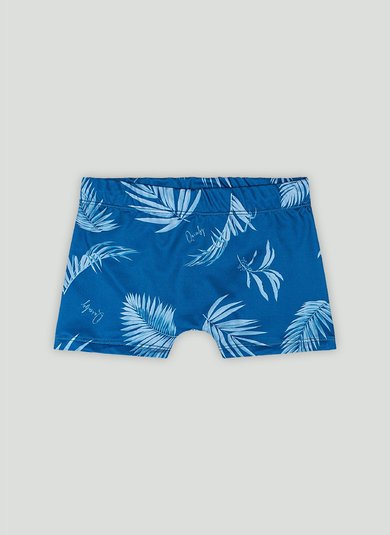 Sunga Boxer Infantil em Malha Sublimada FPS+50 (Estampado) Quimby