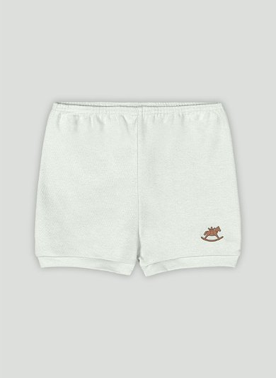 Short Unissex para Bebê em Suedine Essentials (Verde) Up Baby