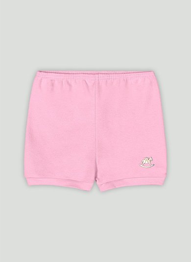 Short Unissex para Bebê em Suedine Essentials (Rosa) Up Baby