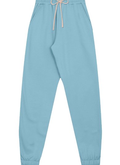 Calça Feminina em Moletom Felpado (Azul) Just Basic